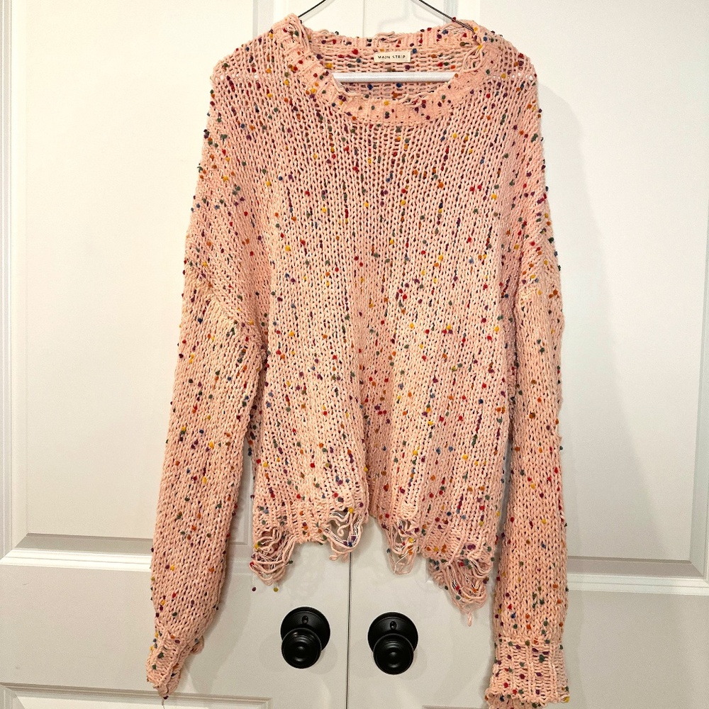 Light pink Main Strip sweater size L